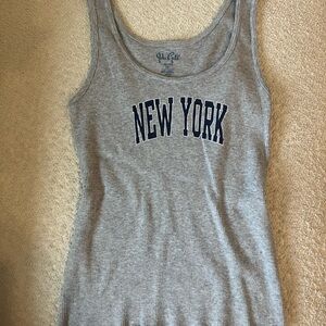 Gray New York Tank Top